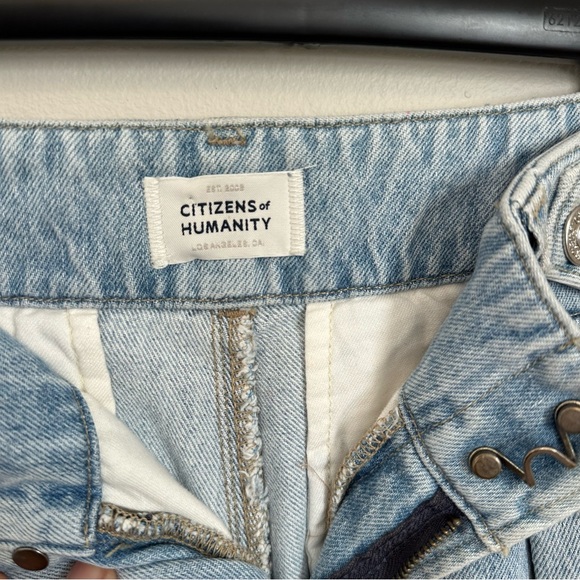 Evereve Citizens of Humanity Beverly Jeans Barrel 26 NWT Wide Leg Pleated Denim - Picture 5 of 10